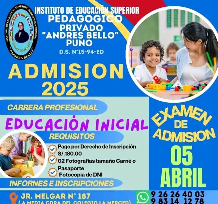 Admisión 2025 – I